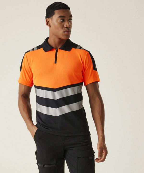 Regatta High Visibility  ~  Hi-Vis X-Pro Polo (Class 1)