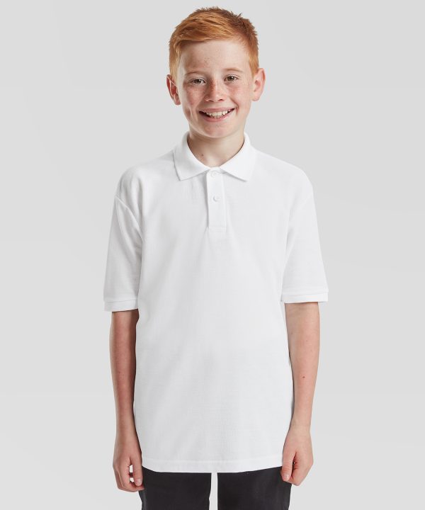 Fruit of the Loom  ~  Kids 65/35 piqu? polo