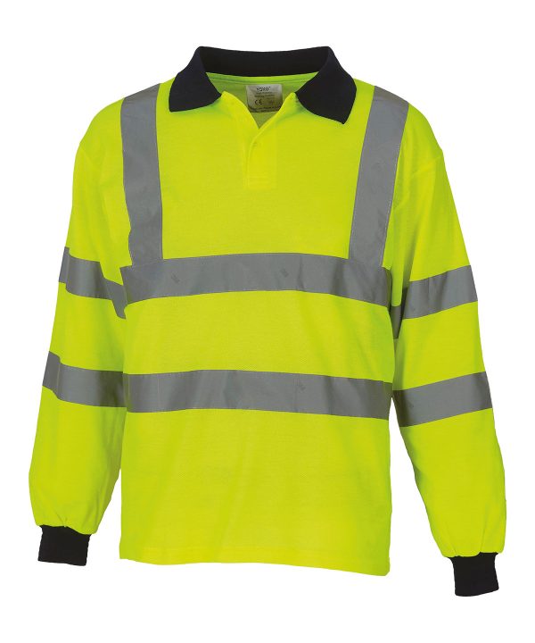 Yoko  ~  Hi-vis long sleeve polo (HVJ310)